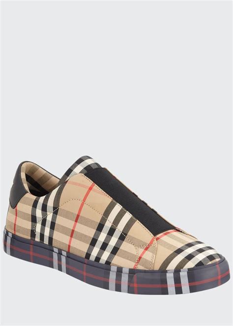 burberry slip on sneakers men.